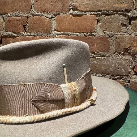 Nick Fouquet × God’s True Cashmere Fedora — Light Stone/Taupe - Picture 5 of 13